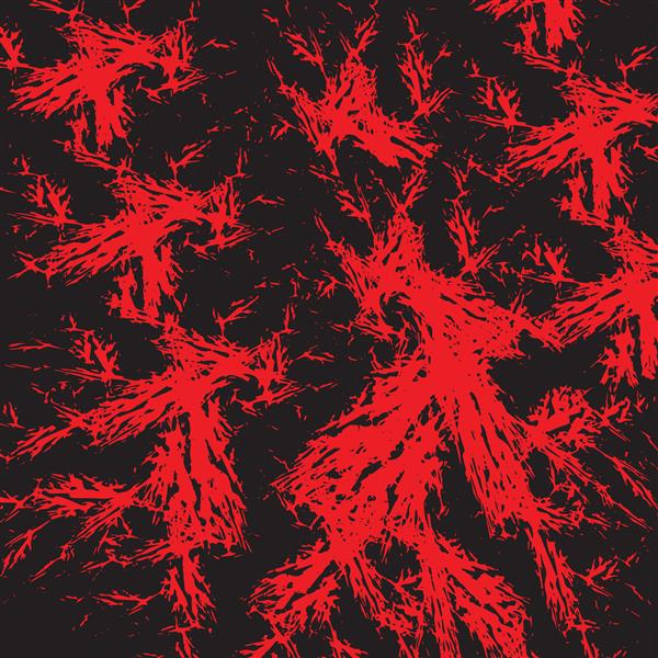 شبکه برش خورده سیاه و قرمز گرانج براش گرانج جوهر وکتور