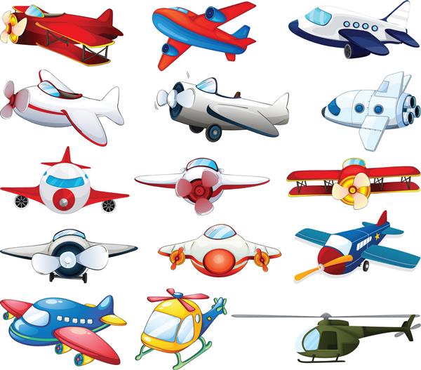 تصویربرداری از انواع مختلف هواپیماها