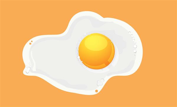 یک کارتون تخم مرغ سرخ شده