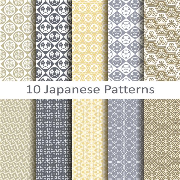 مجموعه ای از ده الگوی ژاپنی