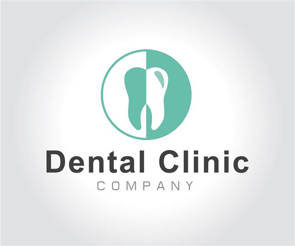 طراحی لوگو دندانپزشکی آرم دندانپزشک آرم وکتور شرکت خلاق کلینیک دندانپزشکی