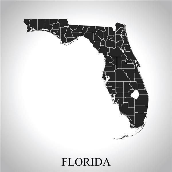 نقشه فلوریدا