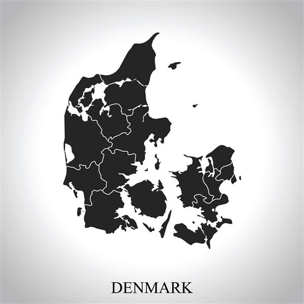 نقشه دانمارک