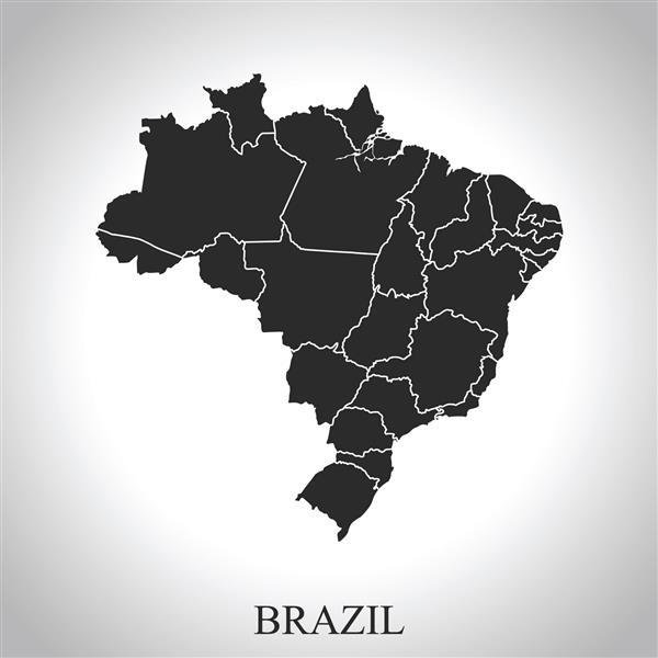 نقشه برزیل