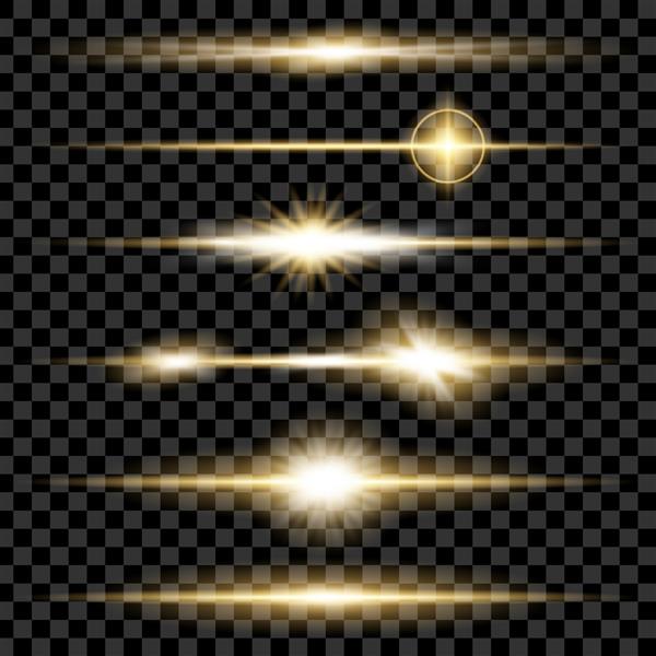 مفهوم خلاق مجموعه ای از براق های نور درخشان با درخشش هایی که در پس زمینه سیاه وجود دارد انفجار می کند برای تصویرسازی از الگوی طراحی هنری بنر برای جشن کریسمس شعاع انرژی جادویی