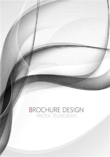 الگوی طراحی جلد بروشور تجاری وکتور کلیپ آرت