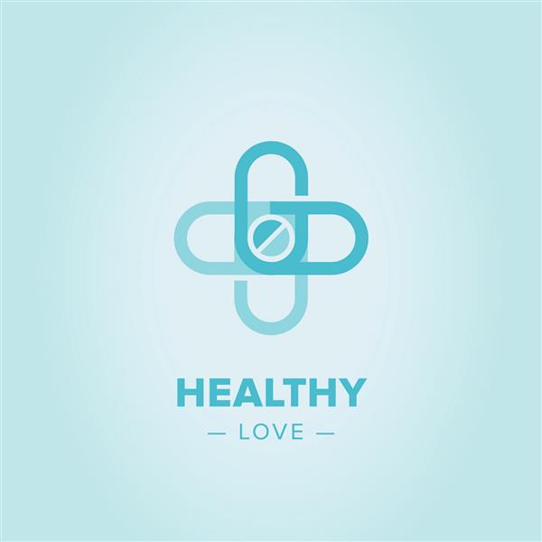 نماد ضربدر پزشکی الگوی آرم داروخانه شرکت هویت شرکت نام تجاری مارک تجاری لوگو تایپ سبک مدرن و ظریف