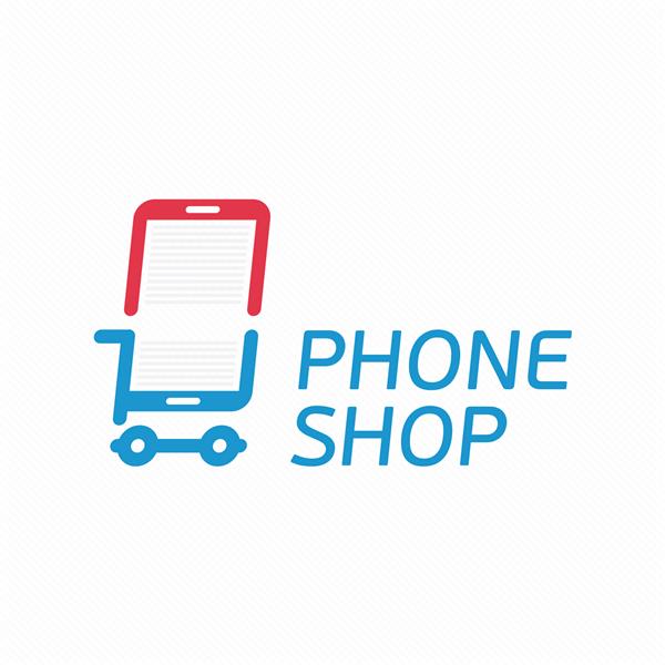 وکتور الگوی انتزاعی وکتور فروشگاه تلفن همراه مفهوم علامت فروشگاه تلفن هوشمند نشان جهانی فروشگاه آنلاین مفهوم نماد برنامه