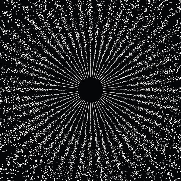 سیاهچاله ساخته شده از ذرات پرواز چکیده زمینه تصویر وکتور سه بعدی
