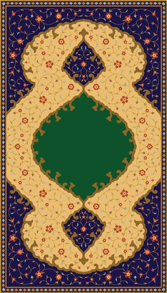 قاب گل عربی طرح سنتی اسلامی عنصر تزئین مسجد پس زمینه ظرافت با ناحیه ورودی متن در مرکز