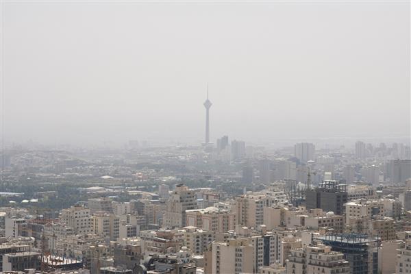 نمایی از تهران با برج میلاد
