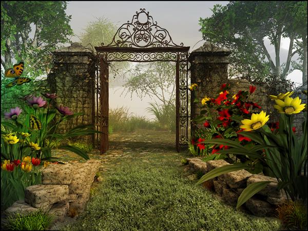 دروازه باغ جادویی
