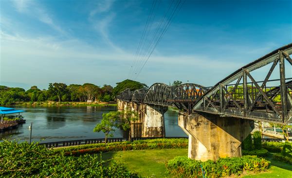 پل روی رودخانه کوای در کانچانابوری تایلند