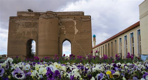 ارگ تبریز ایران طاق تبریز بقایای یک مقبره بزرگ ناتمام