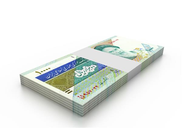 گروه پول سه بعدی ایران که روی زمینه سفید قرار دارد