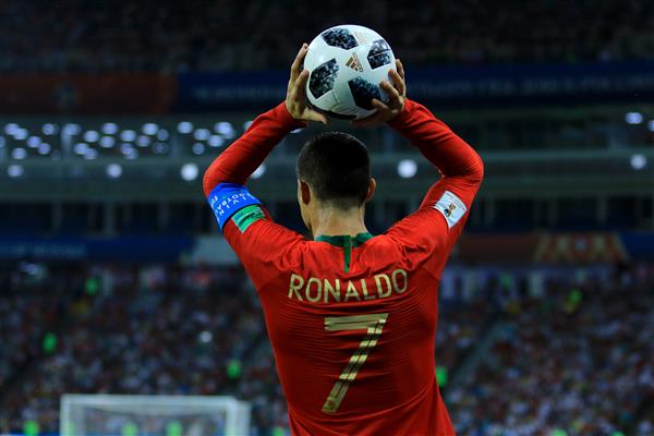 سوچی روسیه کریستیانو رونالدو در جریان دیدار مرحله گروهی جام جهانی