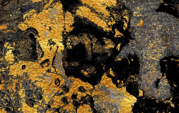 چرخش طلایی طراحی هنری هنر باستانی سنگ مرمر سازی ژاپنی مرمر کردن کاغذ روشی برای طراحی سطح آبی است بافت کاغذ سیاه و طلایی