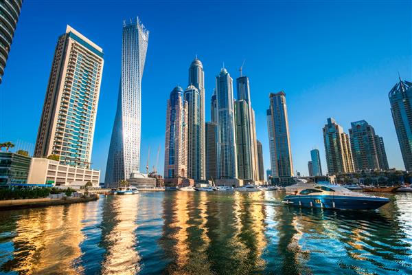 آسمان خراش ها در دبی مارینا امارات متحده عربی
