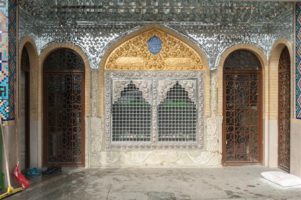 همدان ایران فضای داخلی مسجد امامزاده عبدالله