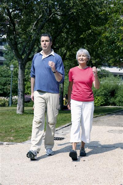 افراد مسن در حال تمرین یک ورزش