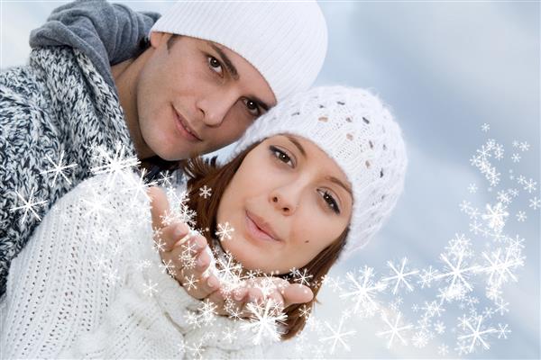 زن و شوهر در زمستان