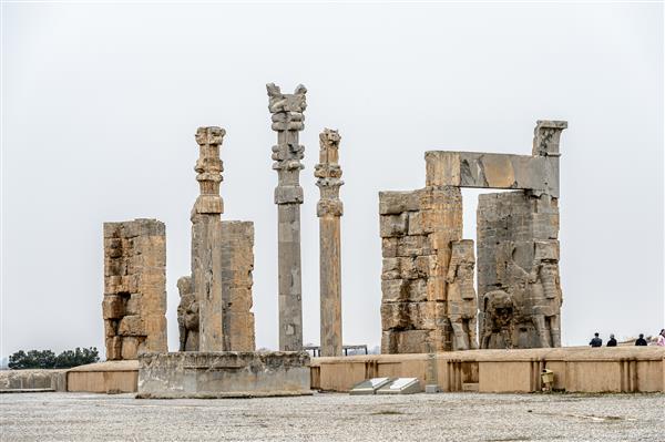 معماری و ویرانه های باستانی تخت جمشید پایتخت تشریفاتی امپراتوری هخامنشی میراث جهانی یونسکو