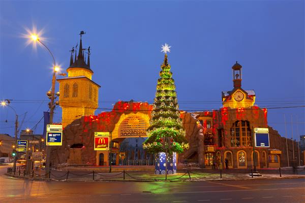 مسکو روسیه باغ وحش مسکو در تعطیلات کریسمس