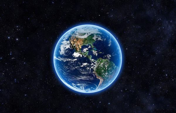سیاره زمین - عناصر این تصویر تهیه شده توسط ناسا