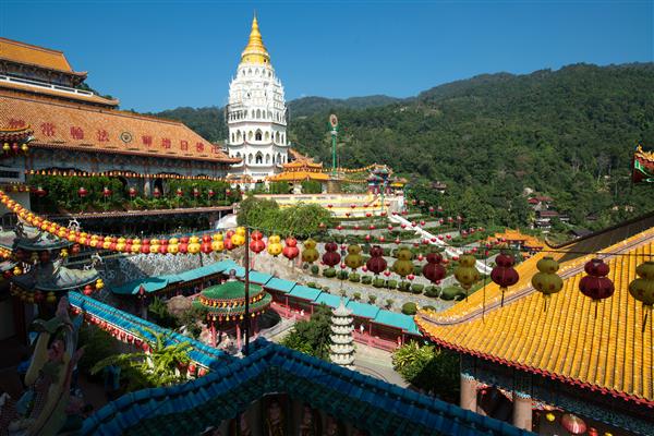 معبد بودایی کک لوک سی در پنانگ مالزی جورج تاون