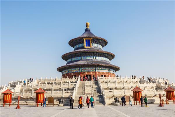پکن چین معبد آسمان این بزرگترین بنای مذهبی باستانی