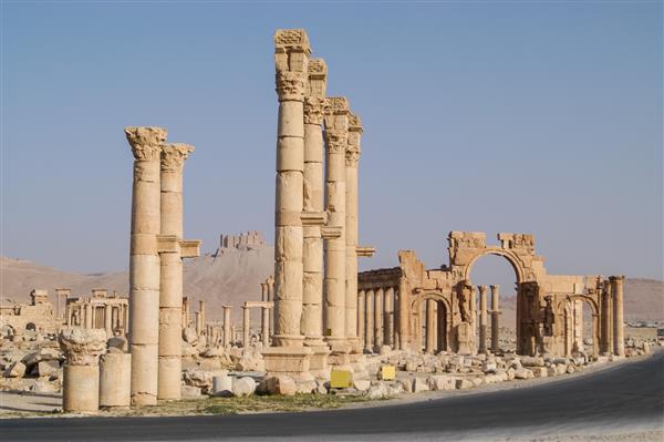 شهر باستانی پالمیرا در سوریه که میراث جهانی یونسکو در تاریخ است