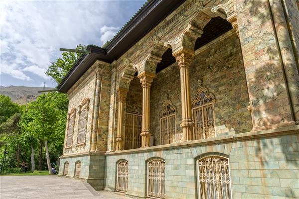 تهران ایران کاخ قدیمی سعدآباددر منطقه شمیران تهران