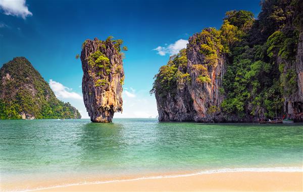 جزیره جیمز باند نزدیک پوکت در تایلند نقطه عطف مشهور و مقصد سفر معروف