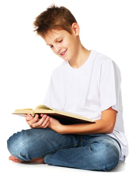 پسر که کتاب را می خواند