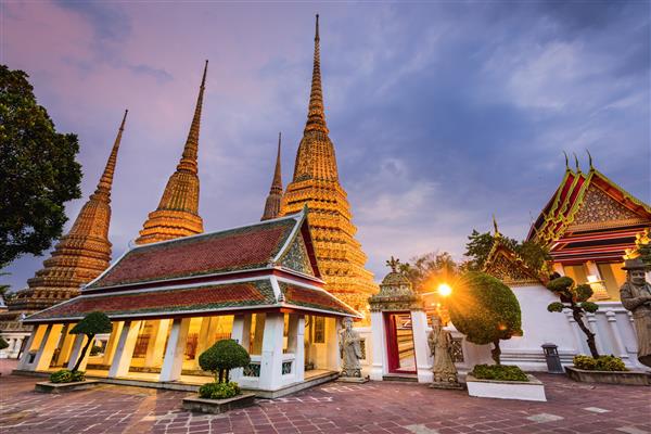 معبد وات پو در بانکوک تایلند