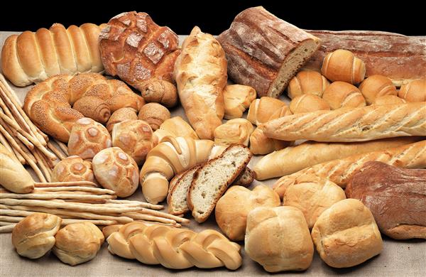انواع نان پخته شده