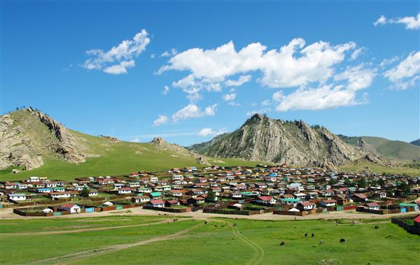 شهر تسسرلگ در مغولستان