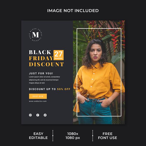 عکس تبلیغ بلک فرایدی