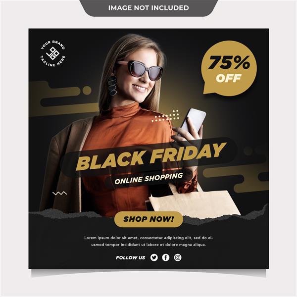 عکس خفن 130 قالب استوری بلک فرایدی