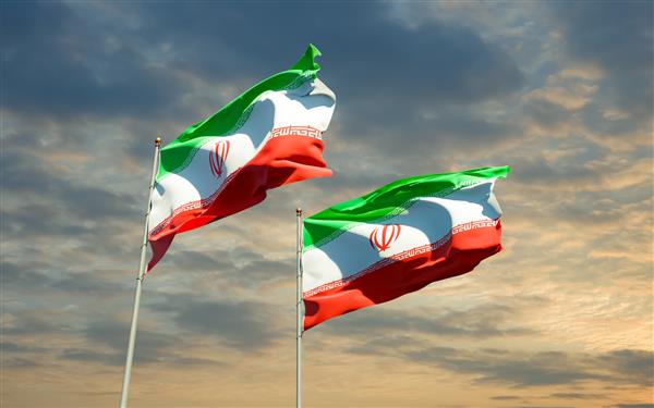 پرچم ایران و استونی آثار هنری سه بعدی