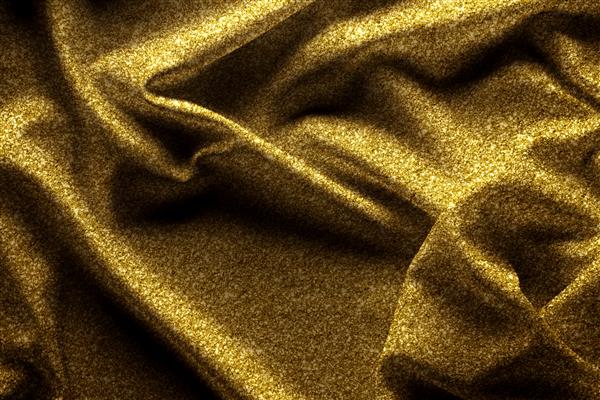 ابریشم پارچه طلا با بافت براق برای زمینه