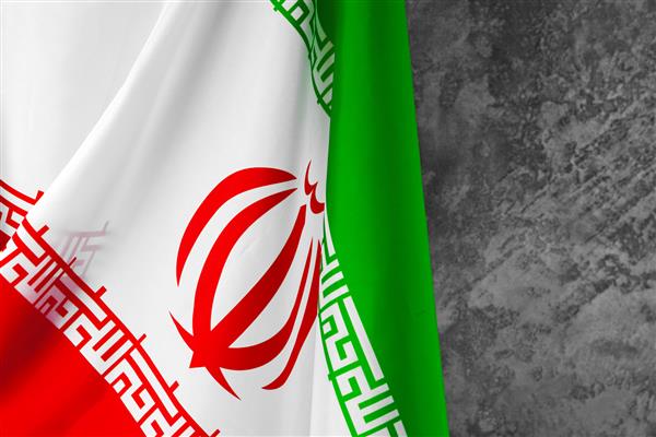 عکس پرچم پارچه ای ایران از نمای نزدیک