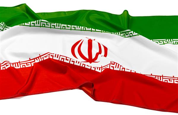 پرچم پارچه ای ایران از نزدیک