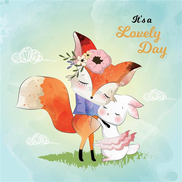 دوست داشتنی بین روباه و خرگوش