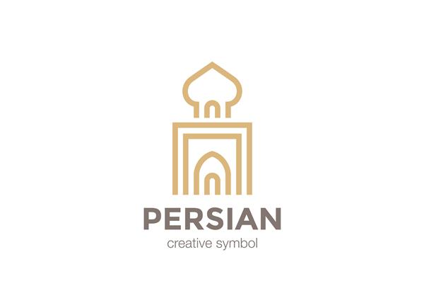 نماد وکتور آرم معماری فارسی عربی