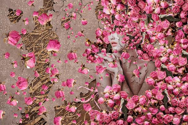 پرتره دختر زیبای بهار اثر سامان رئوفی