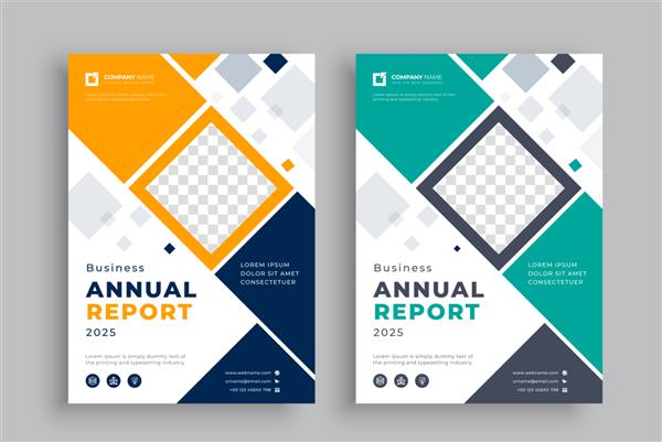 الگوی بروشور تجاری گزارش سالانه
