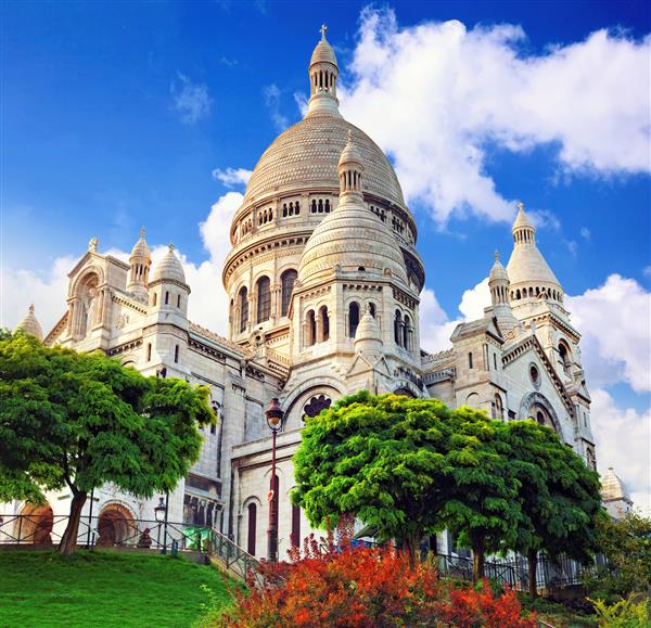 کلیسای جامع سکره‌کر دو مون‌مارتر در مونت مارتر پاریس فرانسه