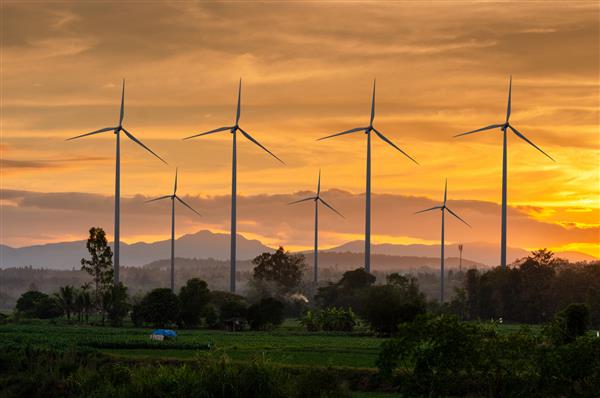 انرژی توربین بادی تولید انرژی انرژی زیست محیطی سبز