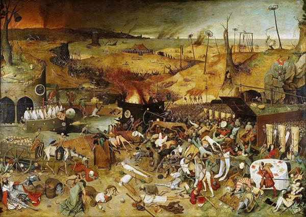 نقاشی پیروزی مرگ اثر پیتر بروگل